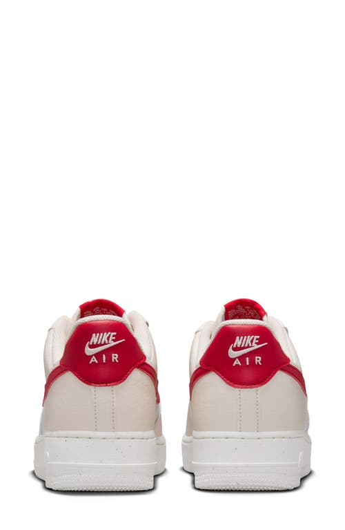 Nike Air Force 1 07 Next Nature Sneaker In Pale Ivory/red/white