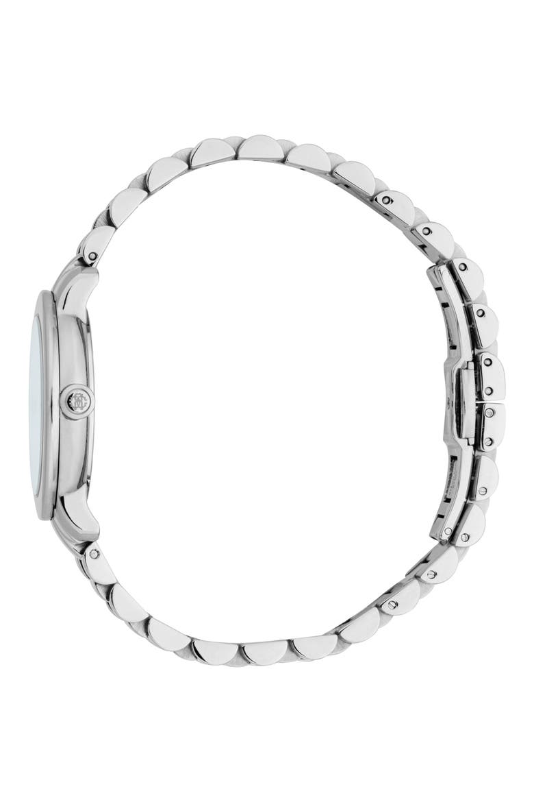 Crystal Bracelet Watch, 30mm, Alternate, color, SILVER