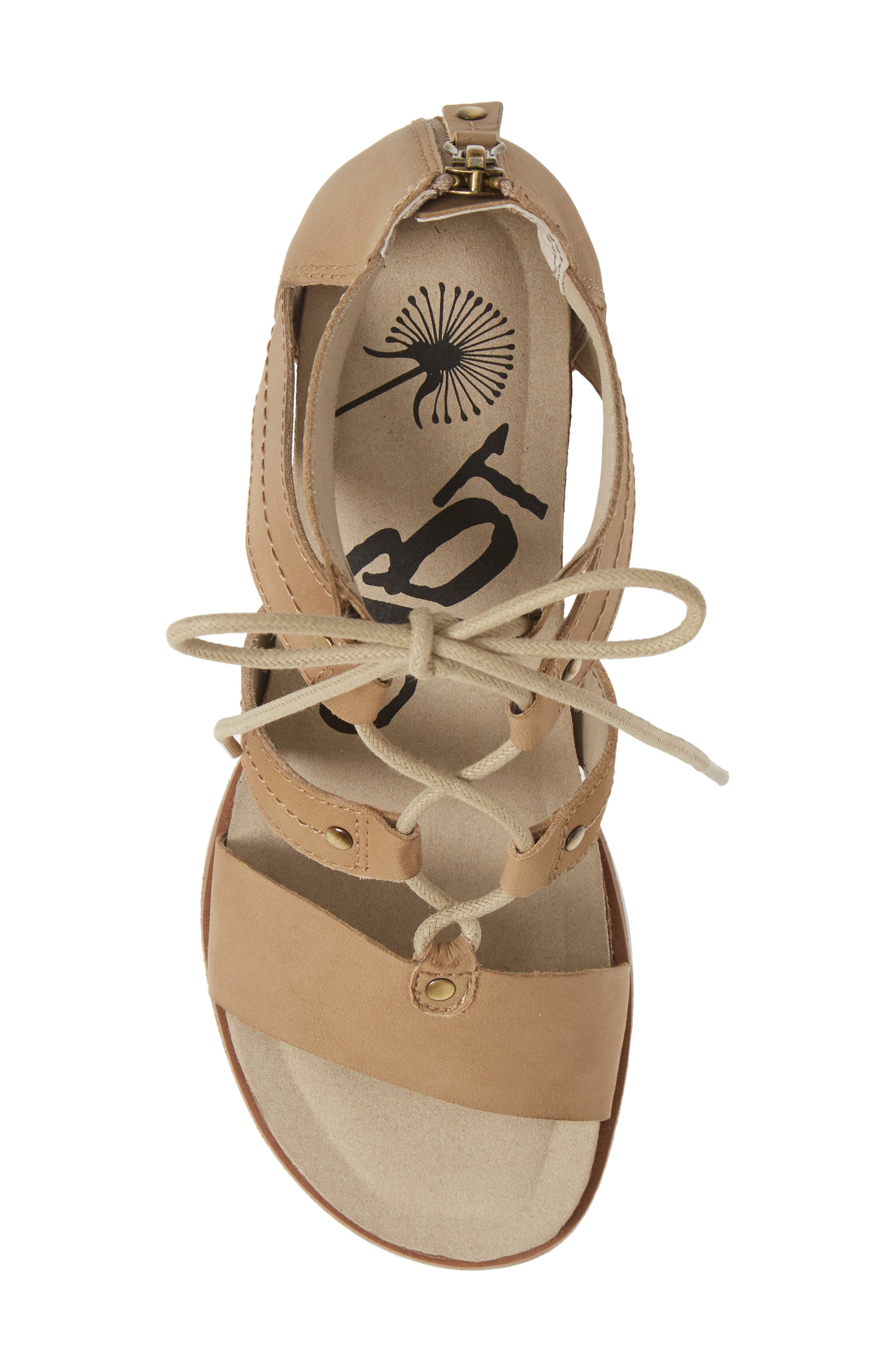 Riverfront Lace-Up Sandal, Alternate, color, MID TAUPE NUBUCK