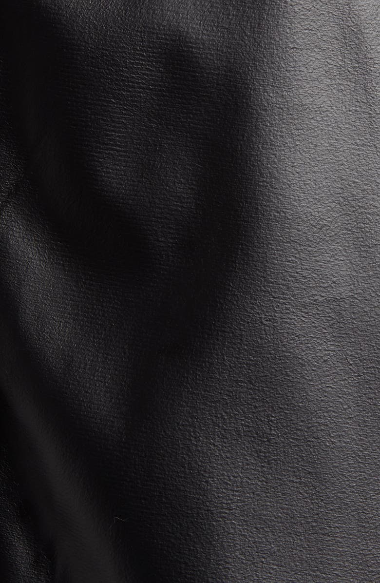 BLANKNYC Snap Front Faux Leather Midi Skirt, Alternate, color,