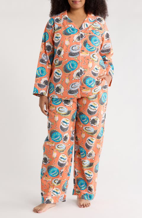 Organic Cotton Poplin Pajamas (Regular & Plus)