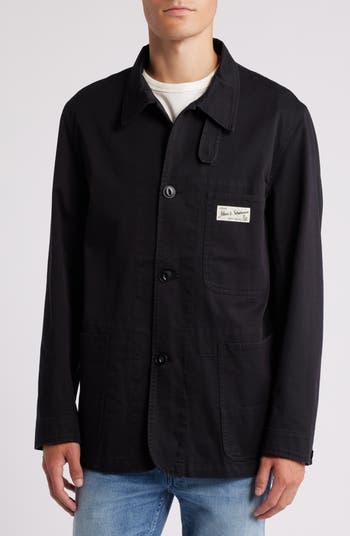 MERZ B SCHWANEN Organic Cotton Workwear Jacket | Nordstrom