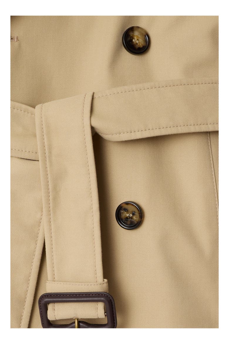 Cotton Blend Trench Jacket, Alternate, color, Beige