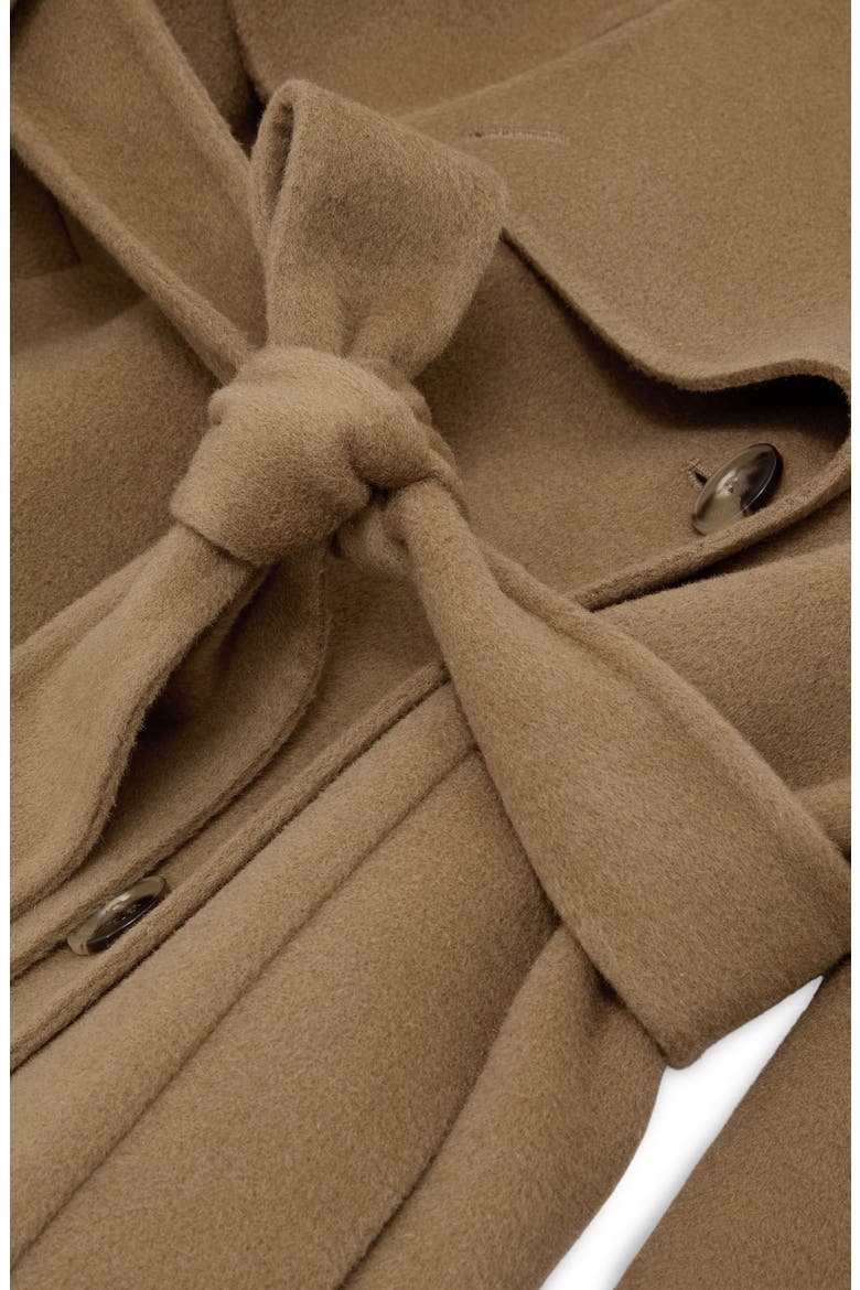 Arlo Double Breasted Wool Blend Coat, Alternate, color, KHAKI