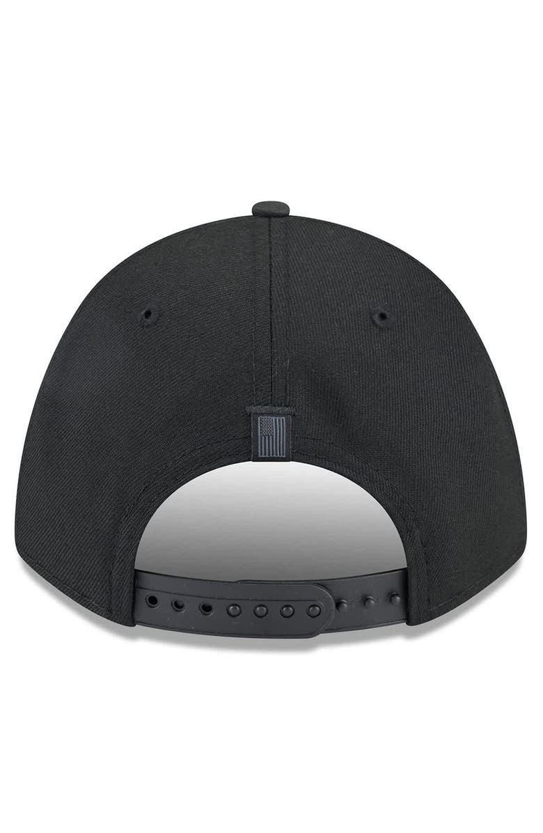 New Era Men's New Era Black Tyler Reddick American Flag 9FORTY M-Crown A-Frame Adjustable Hat, Alternate, color, Black