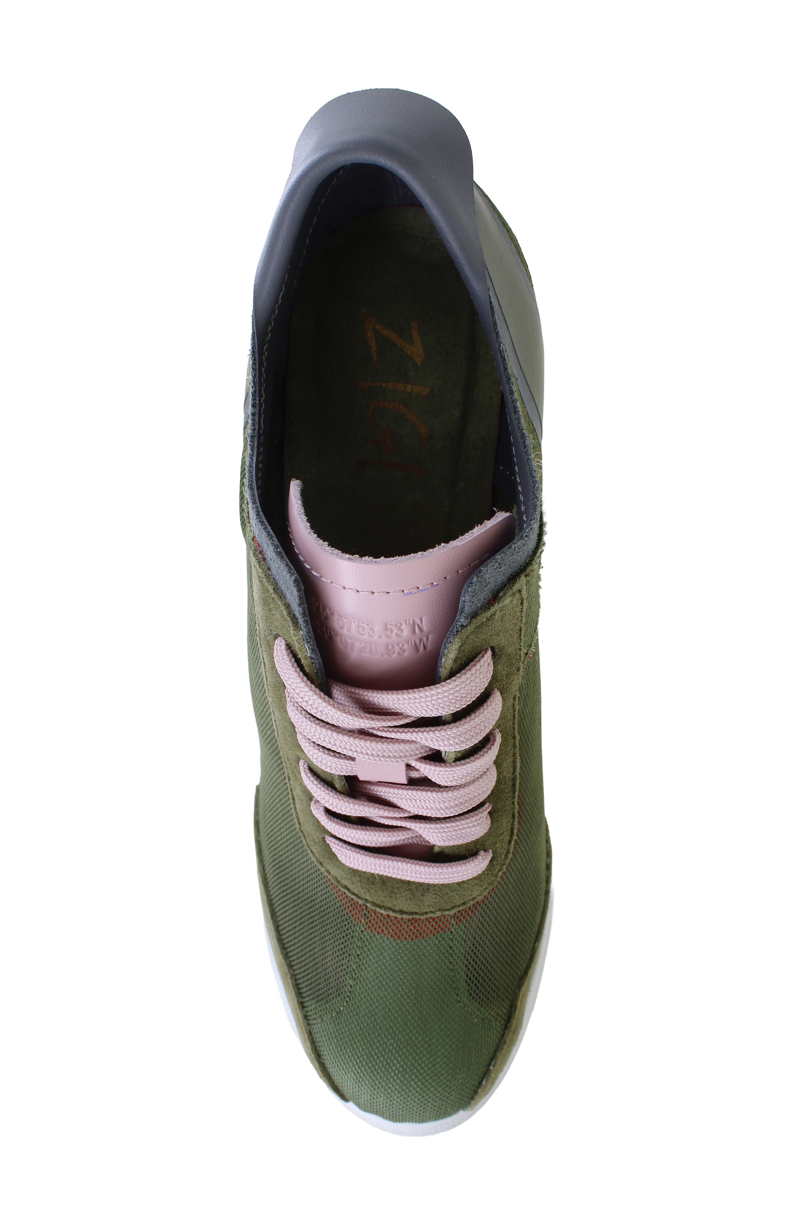 Sneaker Platform Pump, Alternate, color, ARMY GREEN MULTI