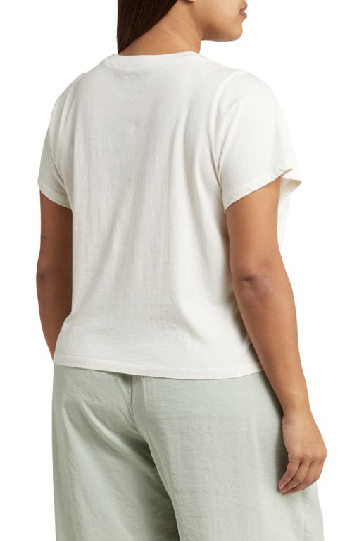Madewell Bella Cotton Jersey T-shirt In Lighthouse