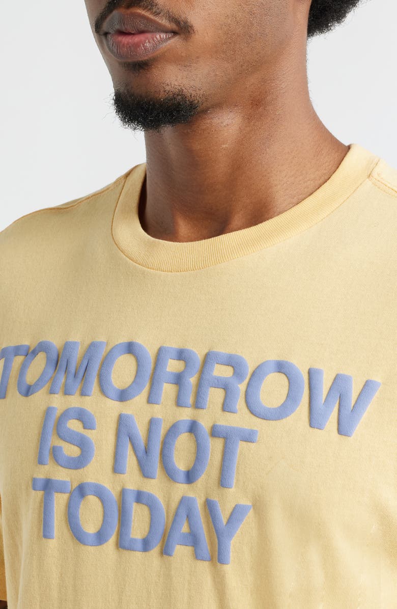 The Forecast Agency Tomorrow is Not Today Cotton Graphic T-Shirt, Alternate, color, Sunburst