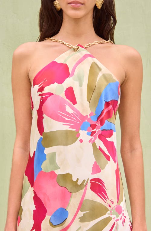 Cult Gaia Minna Stretch Silk Minidress