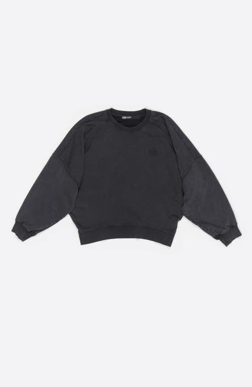 Bimba Y Lola Embroidered Logo Balloon Sweatshirt In Animal Print