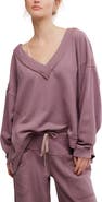 Free People Staycation Oversize Lounge Sweatshirt