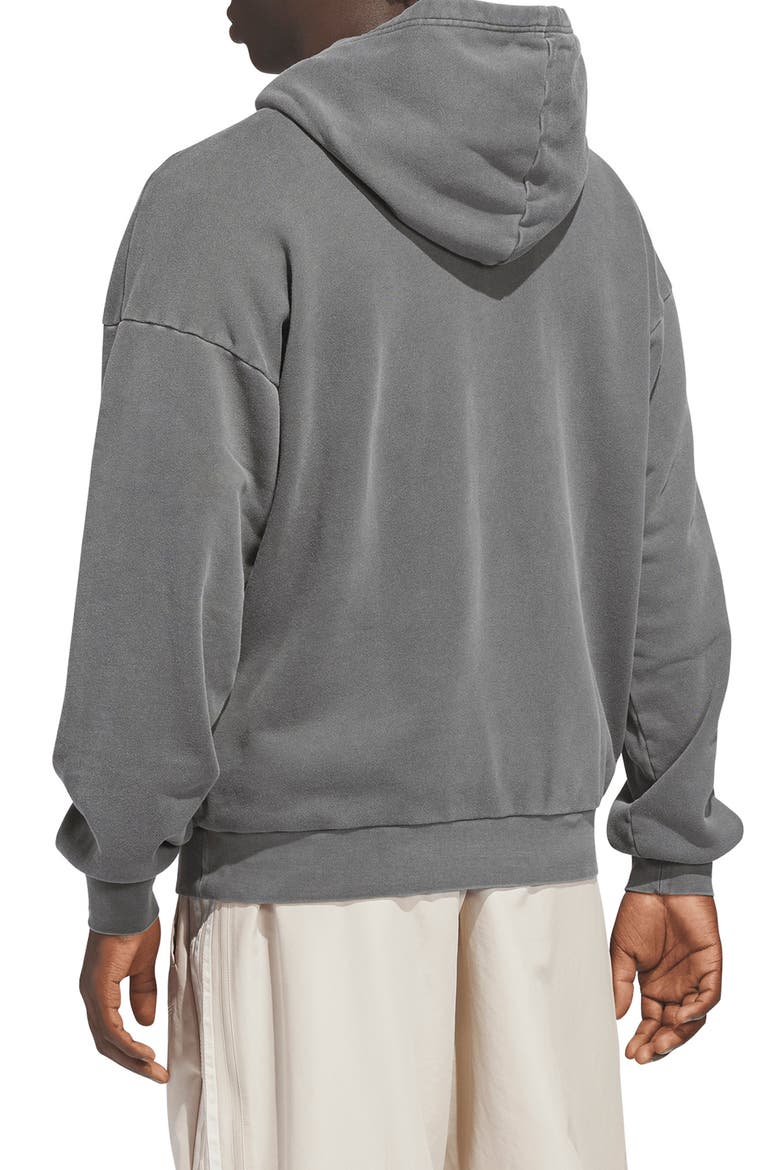 Oversize Star Cotton Fleece Graphic Hoodie, Alternate, color, GREY SIX