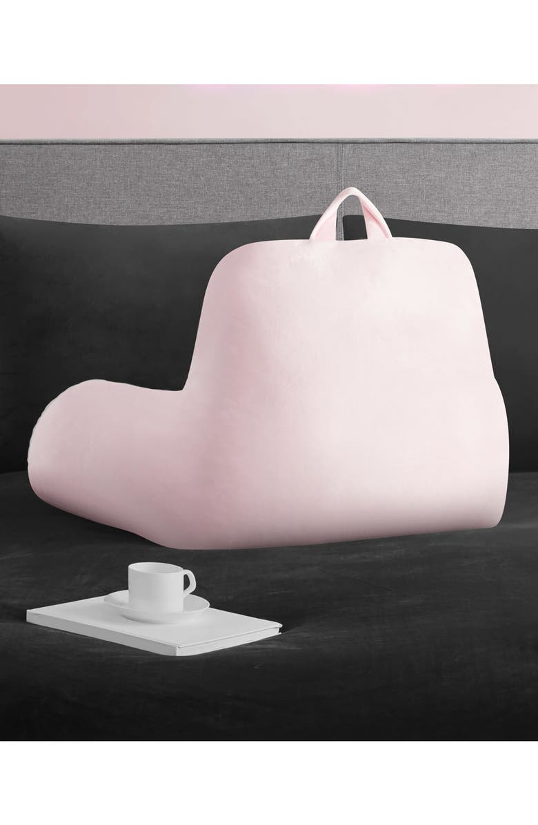 Juicy Couture Backrest Pillow, Alternate, color, Light Pink