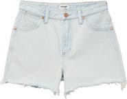 Wrangler Cowboy High Waist Denim Cutoff Shorts