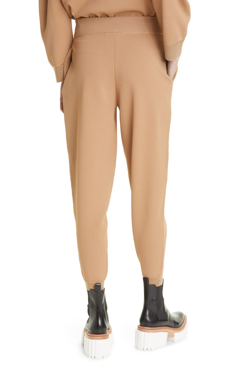 Stella McCartney Compact Knit Ankle Joggers, Alternate, color,