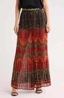 Alice + Olivia Copen Pleated Wide Leg Pants