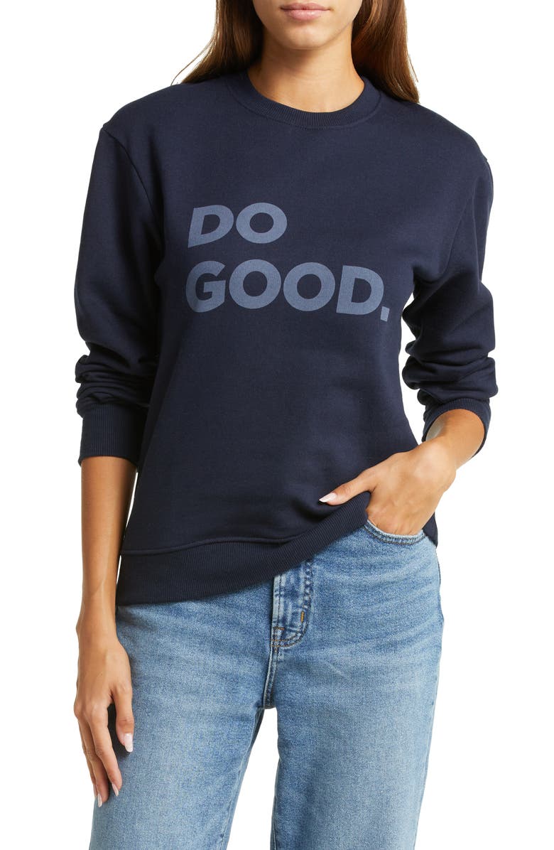 Cotopaxi Do Good Cotton Blend Sweatshirt, Main, color,