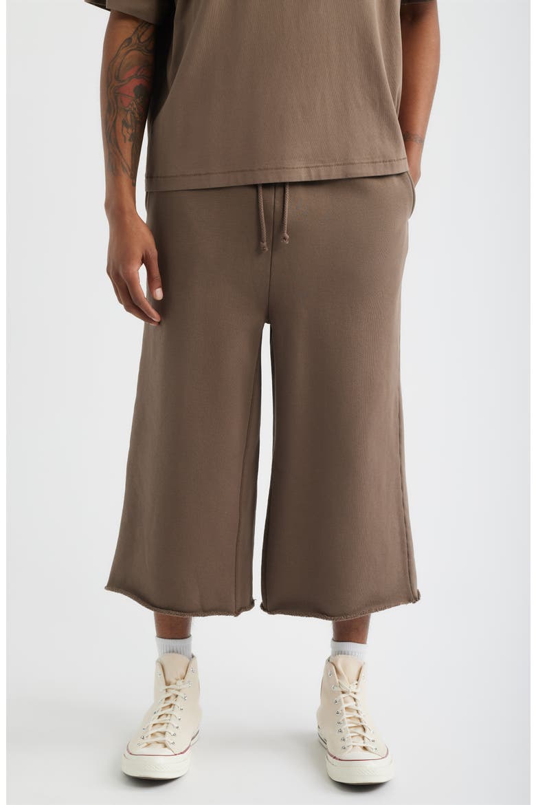 Core Cut Off Sweatpants, Main, color, VINTAGE BROWN