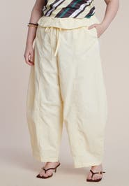 ELOQUII Foldover Tie Waist Pant