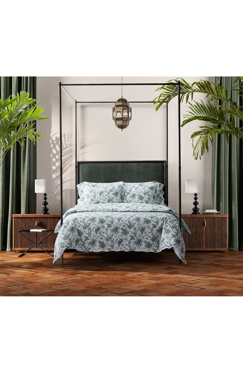 Matouk San Cristobal Toile Cotton Pillow Sham, Alternate, color, 