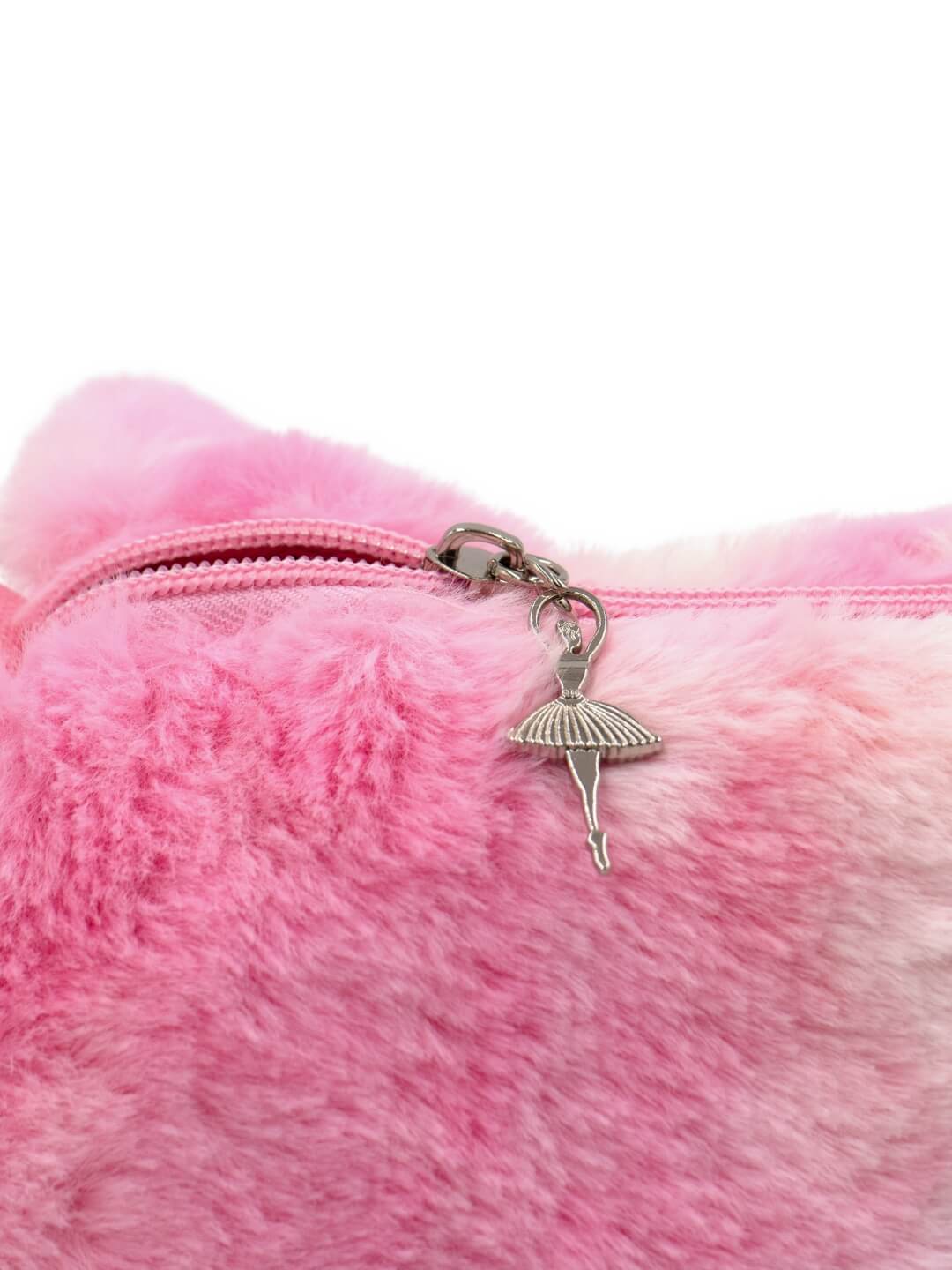 Faux Fur Dance Duffle, Alternate, color, pink
