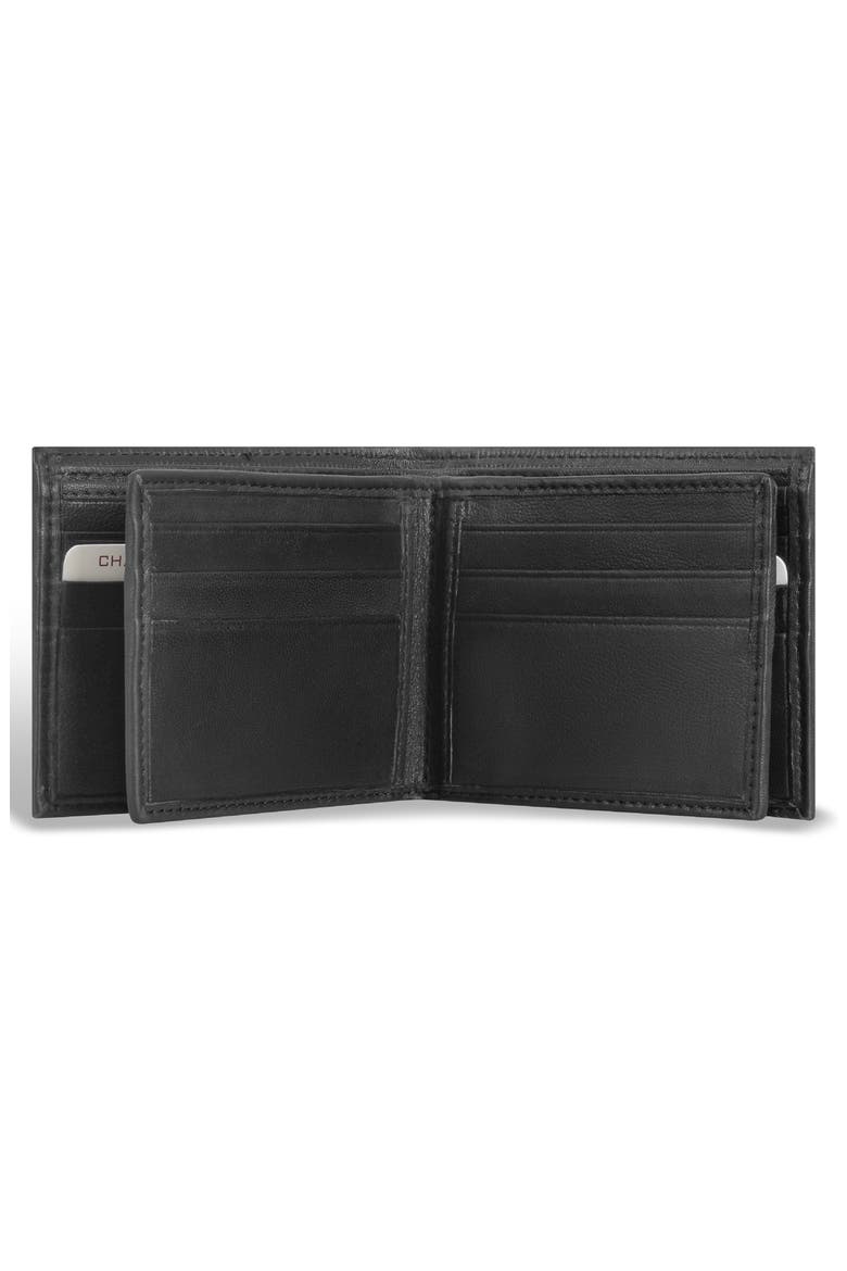 Multi Wing Bifold Wallet, Alternate, color, BLACK
