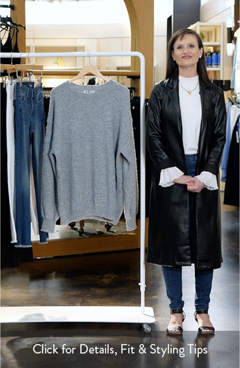 Ryanna Oversize Crewneck Sweater, sales video thumbnail