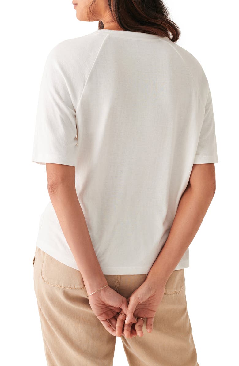 Faherty Cloud Short Sleeve Jersey Henley, Alternate, color,