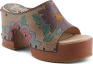 L'Artiste by Spring Step Teeshirt Platform Slide Sandal