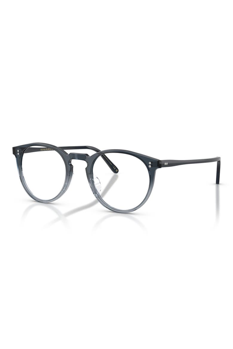 O'Malley 47mm Round Optical Glasses, Alternate, color, TWILIGHT GRADIENT/ DEMO LENS