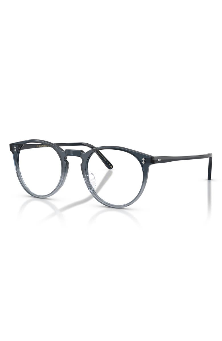 Oliver Peoples O'Malley 47mm Round Optical Glasses, Alternate, color, Twilight Gradient/ Demo Lens