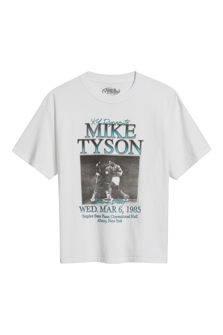 Mike Tyson Headlines Graphic T-Shirt, Alternate, color, WHITE