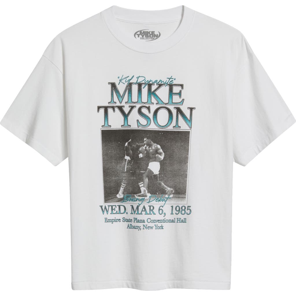 Id Supply Co Mike Tyson Headlines Graphic T-shirt In White
