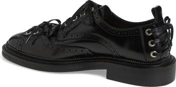 【Simone Rocha】ブラック Multi-Lace カットアウト ブローグ Simone Rocha Cutout Multi-Lace Brogue Black – ESSXNYC