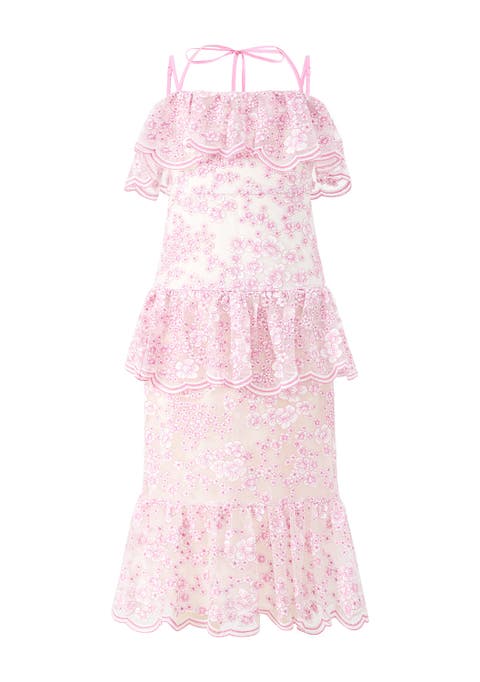 Eliza Embroidered Midi Dress (Toddler, Little Kid & Big Kid)