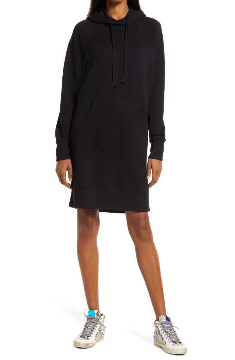 Treasure & Bond Organic Cotton Blend Long Sleeve Sweatshirt Dress, Main, color,