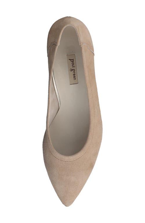 Paul Green Yvette Pointed Toe Pump In Dakar Suede