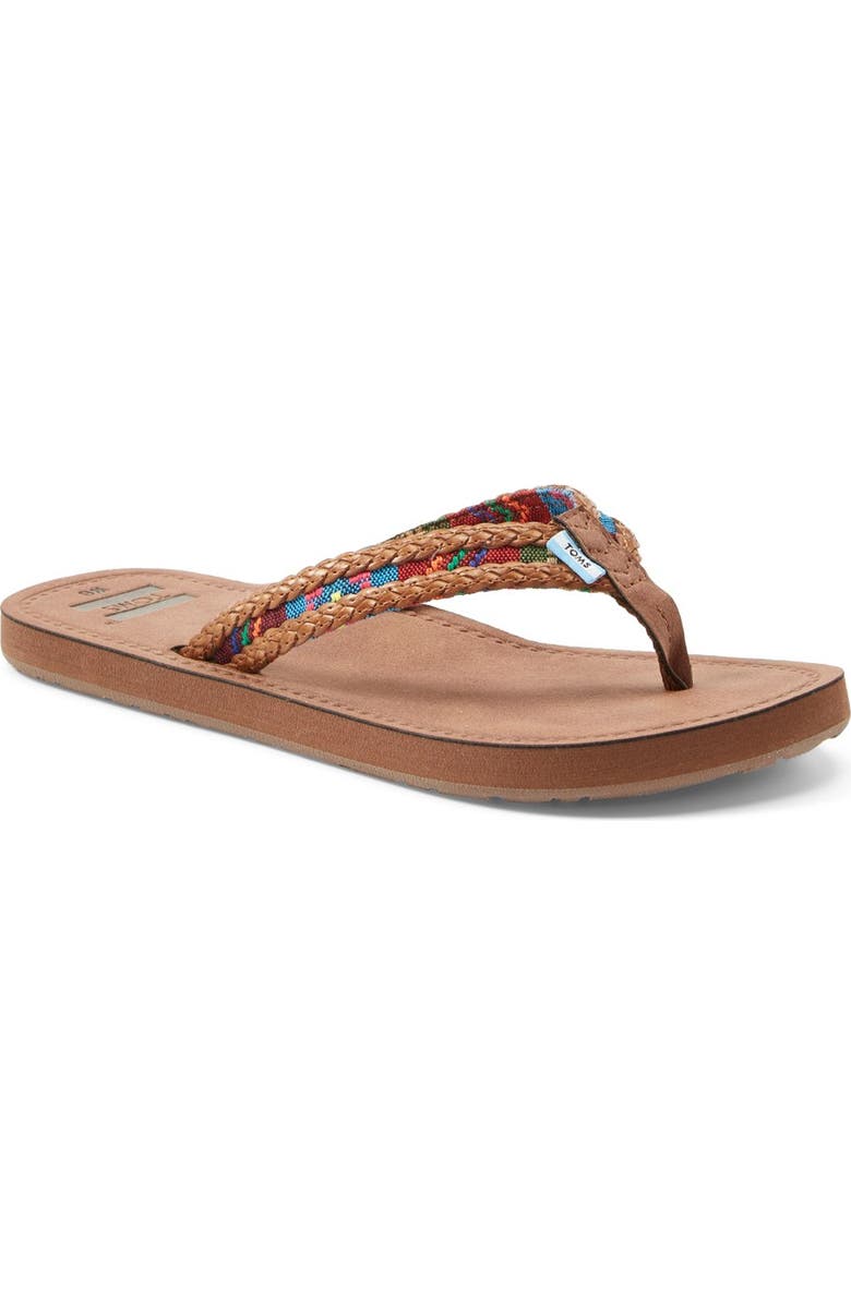 TOMS 'Solana' Flip Flop, Main, color,