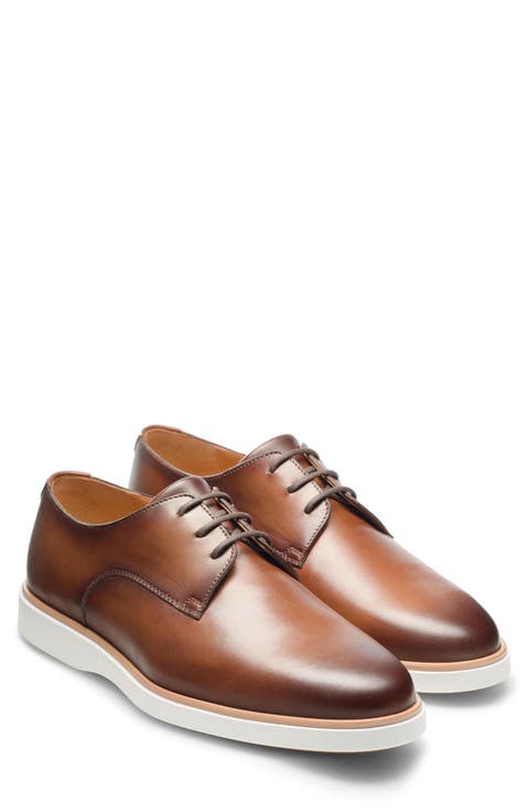 Leone Plain Toe Derby (Men)