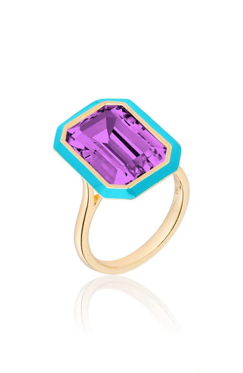 Queen Emerald Cut Ring