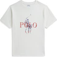 Polo Ralph Lauren Kids' Big Pony Logo Cotton Graphic T-Shirt