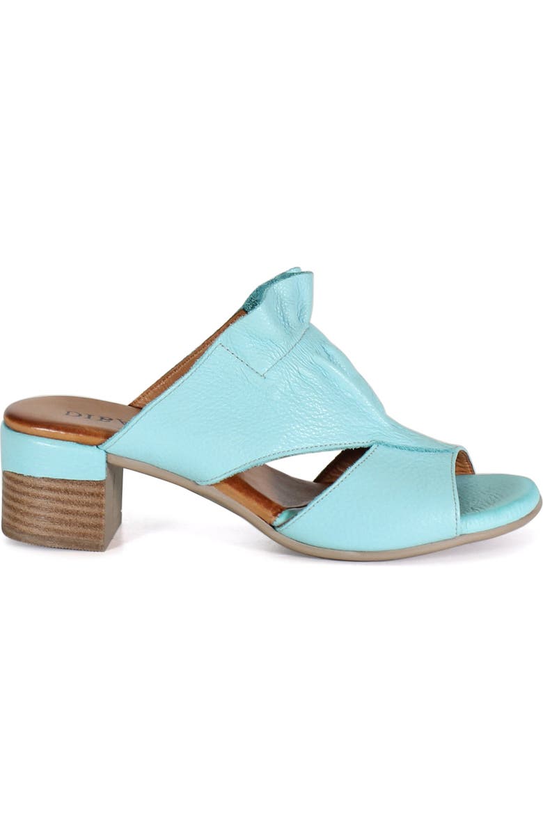 Diba True POTTER EE Leather Slip On Mule Heel, Alternate, color, Aquatic