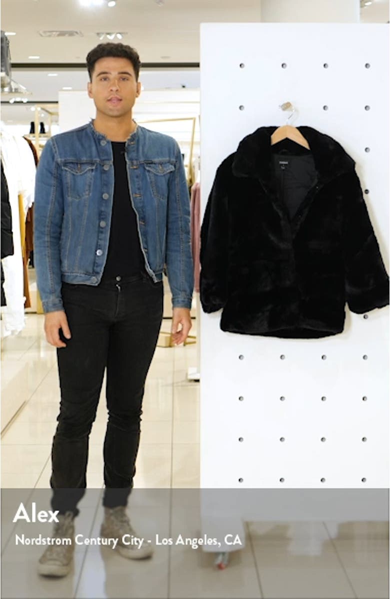 Pia Faux Fur Jacket, sales video thumbnail