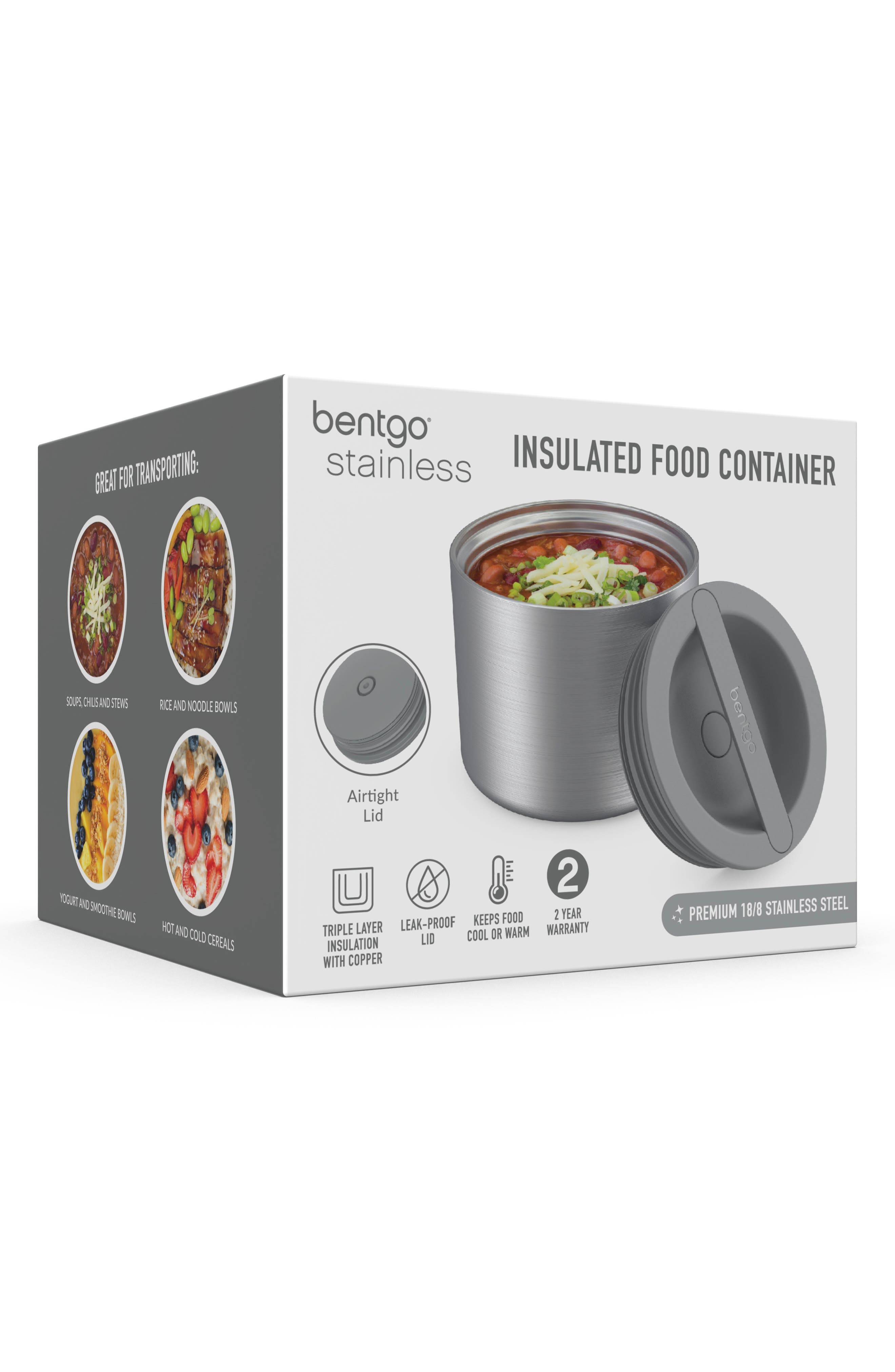 Stainless Steel Insulated Food Container - Aqua