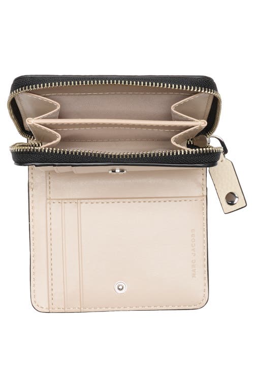Marc Jacobs Mini Compact Zip Wallet In White