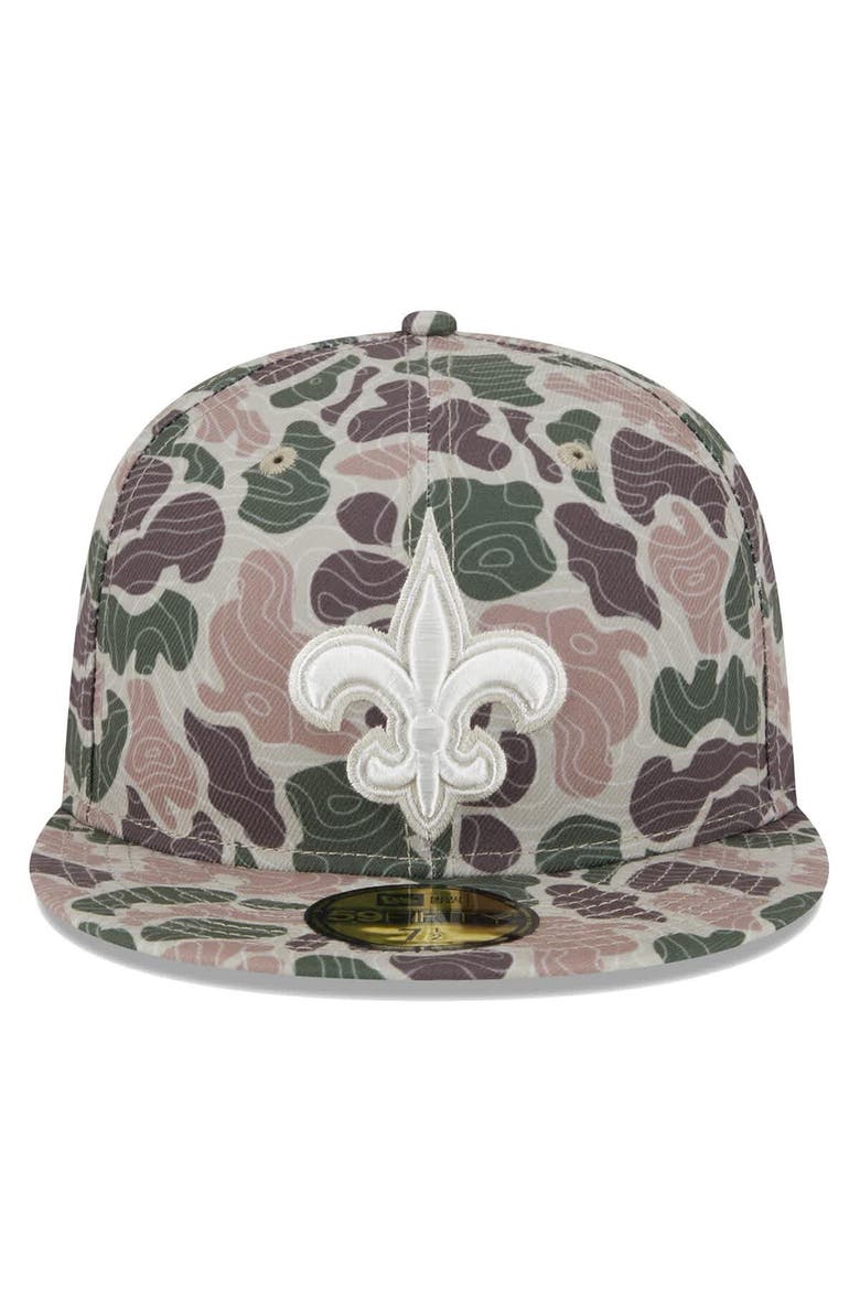 Men's New Era  New Orleans Saints Geo Camo 59FIFTY Fitted Hat, Alternate, color, Camo