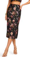 Ramy Brook Timothy Floral Sequined Midi Skirt