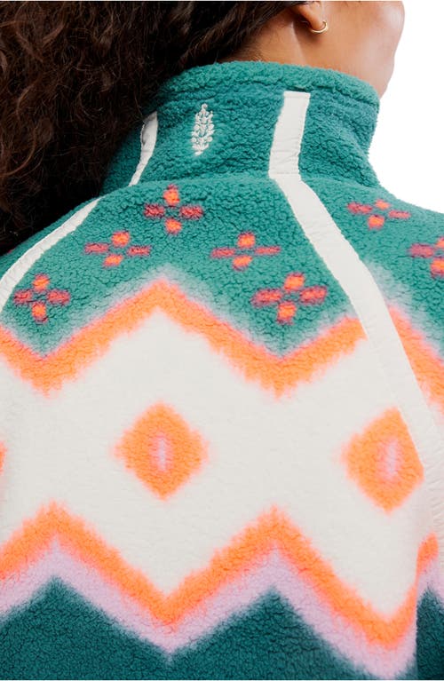 Free People Mountain High Quarter Zip In Multi