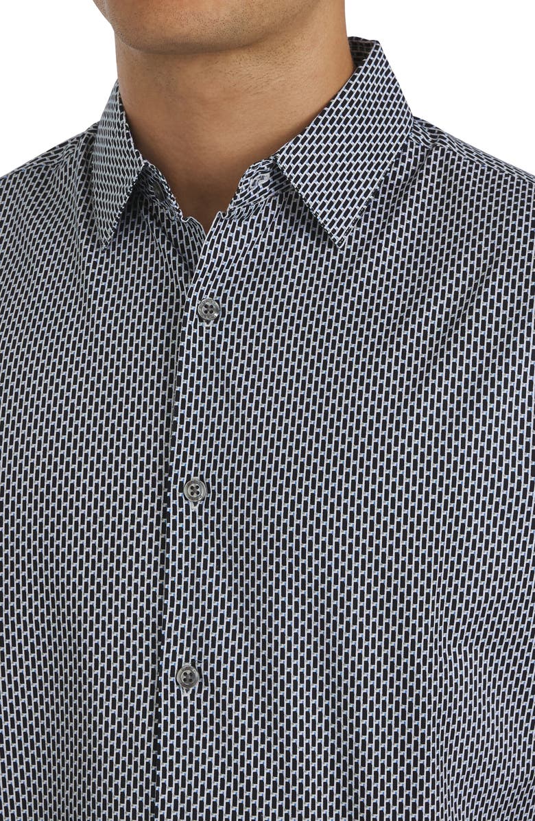 DKNY SPORTSWEAR Campbell Stretch Cotton Button-Up Shirt, Alternate, color, Midnight Navy