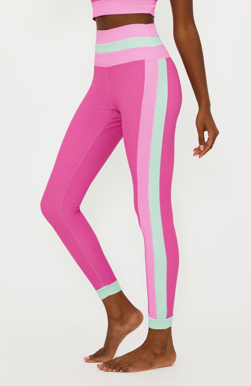 BEACH RIOT BEACH RIOT MELINDA COLORBLOCK RIB HIGH WAIST LEGGINGS